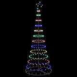 Albero di Natale LED Multicolore 71 x 71 x 184.5 cm Metallo