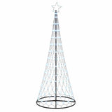 Albero di Natale LED Bianco freddo 100 x 100 x 250 cm Metallo