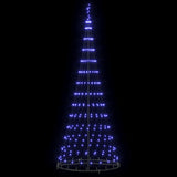 Albero di Natale LED con 290 LED Blu 100 x 100 x 250 cm Metallo