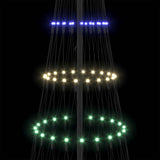 Albero di Natale LED Multicolore 100 x 100 x 250 cm Metallo