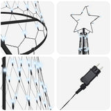 Albero di Natale LED Bianco freddo 100.5 x 100.5 x 302.5 cm