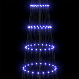 Albero di Natale LED Blu 100.5 x 100.5 x 302.5 cm Metallo