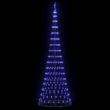 Albero di Natale LED Blu 100.5 x 100.5 x 302.5 cm Metallo