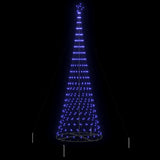 Albero di Natale LED Blu 138.5 x 138.5 x 399 cm Metallo