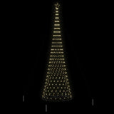 Albero di Natale LED Bianco caldo 160 x 160 x 500 cm Metallo