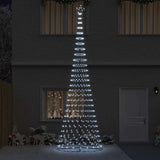 Albero di Natale LED Bianco freddo 160 x 160 x 500 cm Metallo