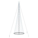Albero di Natale LED Bianco freddo 160 x 160 x 500 cm Metallo