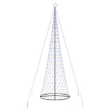 Albero di Natale LED con 550 LED Blu 160 x 160 x 500 cm Metallo