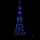 Albero di Natale LED con 550 LED Blu 160 x 160 x 500 cm Metallo