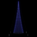 Albero di Natale LED con 550 LED Blu 160 x 160 x 500 cm Metallo
