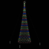 Albero di Natale LED Multicolore 160 x 160 x 500 cm Metallo