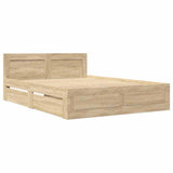 Struttura del letto 2 pcs Sonoma 137 x 188 cm Legno truciolato