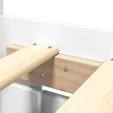 Struttura del letto Bianco 193 x 203 cm Legno truciolato