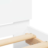 Struttura del letto Bianco 152 x 203 cm Legno truciolato