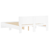 Struttura del letto Bianco 152 x 203 cm Legno truciolato
