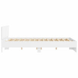 Struttura del letto Bianco 152 x 203 cm Legno truciolato