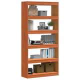 Armadio per Libri Marrone cerato 80 x 30 x 167,5 cm