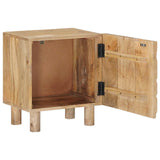 Comodino a muro fatto a mano Marrone Teak 40 x 30 x 45 cm