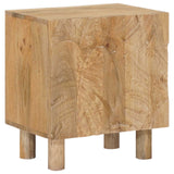 Comodino a muro fatto a mano Marrone Teak 40 x 30 x 45 cm
