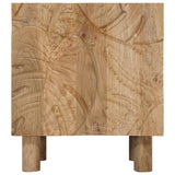 Comodino a muro fatto a mano Marrone Teak 40 x 30 x 45 cm
