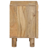 Comodino a muro fatto a mano Marrone Teak 40 x 30 x 45 cm