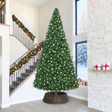 Collare per Albero di Natale Nero 105 x 105 x 28 cm