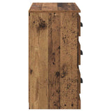 Sideboards con cassetto 2 pcs Legno vecchio 70 x 35,5 x 67,5 cm