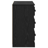 Sideboards con cassetto 2 pcs Rovere Nero 70 x 35,5 x 67,5 cm