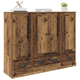 Credenza con cassetto 3 pcs Legno vecchio Legno truciolato