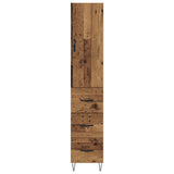 Credenza Legno vecchio 34,5 x 34 x 90 cm Legno truciolato