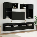 Unità per TV a Muro 6 pcs Rovere artigianale Legno truciolato