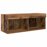 Unità per TV a Muro 4 pcs Legno vecchio Legno truciolato