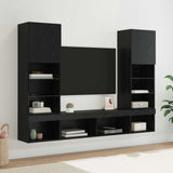 Unità a muro per TV con LED 5 pcs 40,5 x 30 x 102 cm