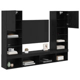 Unità a muro per TV con LED 5 pcs 40,5 x 30 x 102 cm