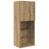 Unità per TV a Muro 6 pcs Rovere artigianale Legno truciolato