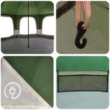 Tenda Familiare Verde 5 persone