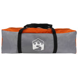 Tenda Toilette Grigio e arancione 10 persone