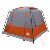 Tenda Toilette Grigio e arancione 10 persone
