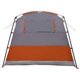 Tenda Toilette Grigio e arancione 10 persone