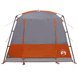 Tenda Toilette Grigio e arancione 10 persone
