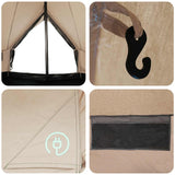 Tenda Familiare Crema 10 persone Policotone