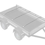 Supporto per teloni per rimorchi 3 pz Argento 102-155 cm