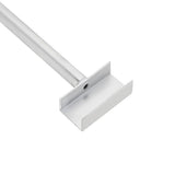 Supporto per teloni per rimorchi 4 pz Argento 102-155 cm