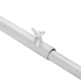 Supporto per teloni per rimorchi 4 pz Argento 102-155 cm