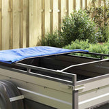 Supporto per teloni per rimorchi 4 pz Argento 102-155 cm