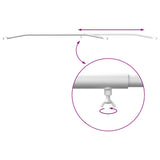Supporto per teloni per rimorchi 4 pz Argento 102-155 cm