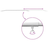 adatto per supporto per telo piatto 2 pcs Argento 130-210 cm