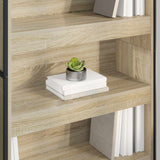 Armadio per Libri 80 x 30 x 189,5 cm Legno truciolato Sonoma