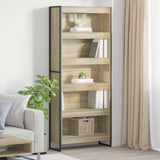 Armadio per Libri 80 x 30 x 189,5 cm Legno truciolato Sonoma