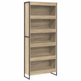 Armadio per Libri 80 x 30 x 189,5 cm Legno truciolato Sonoma